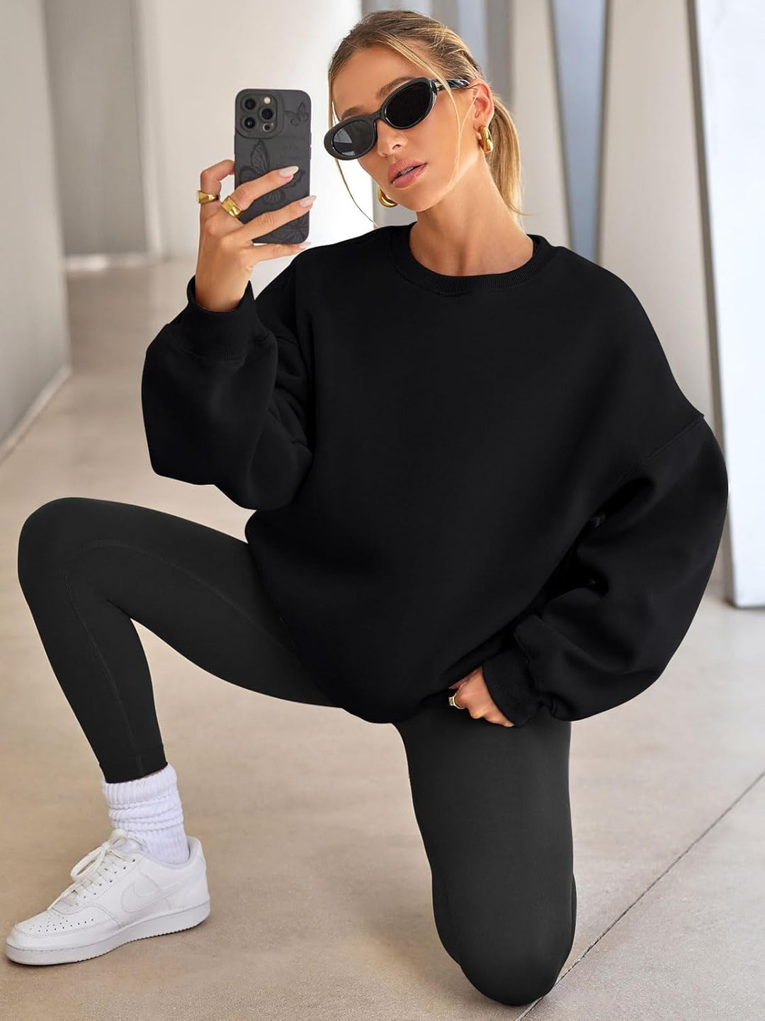 Kényelmes Oversized Női Pulóver - Ella