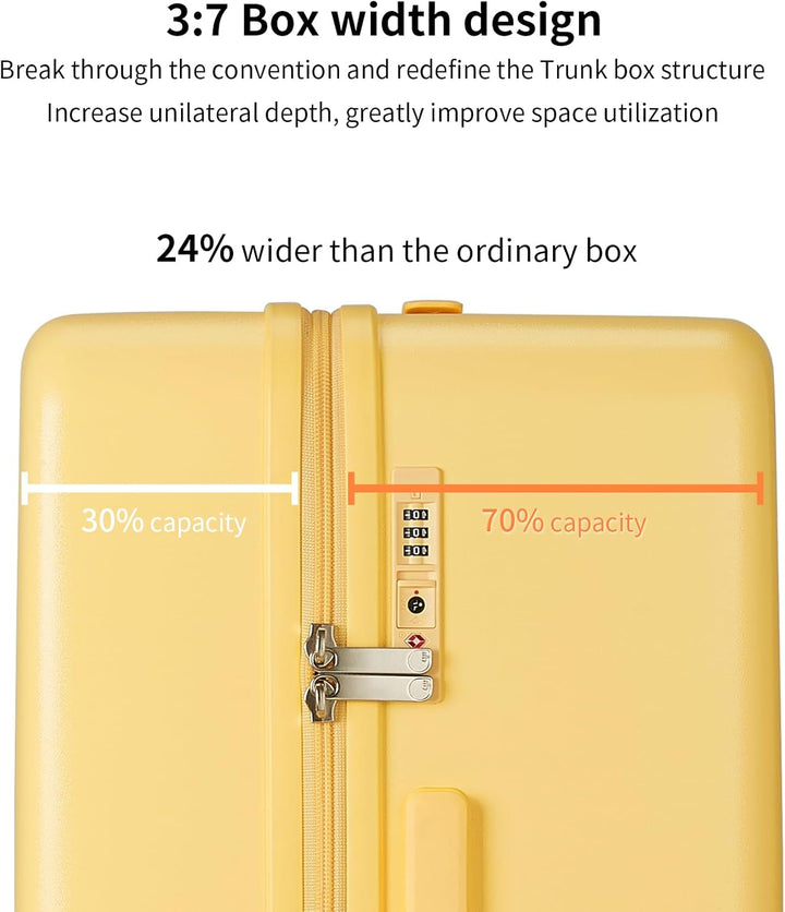 Légitársaság által jóváhagyott 20" kézi poggyász 3:7 elosztással és háromrétegű PC héjjal