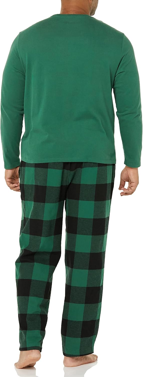 Puha Férfi Flanel Pizsama Szett - Gomez