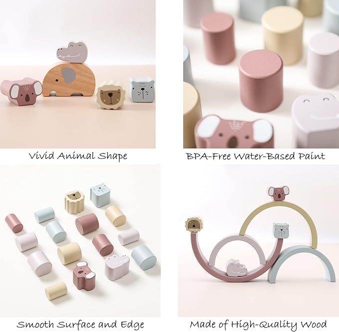 Montessori Fa Játék Készlet – Buildoro