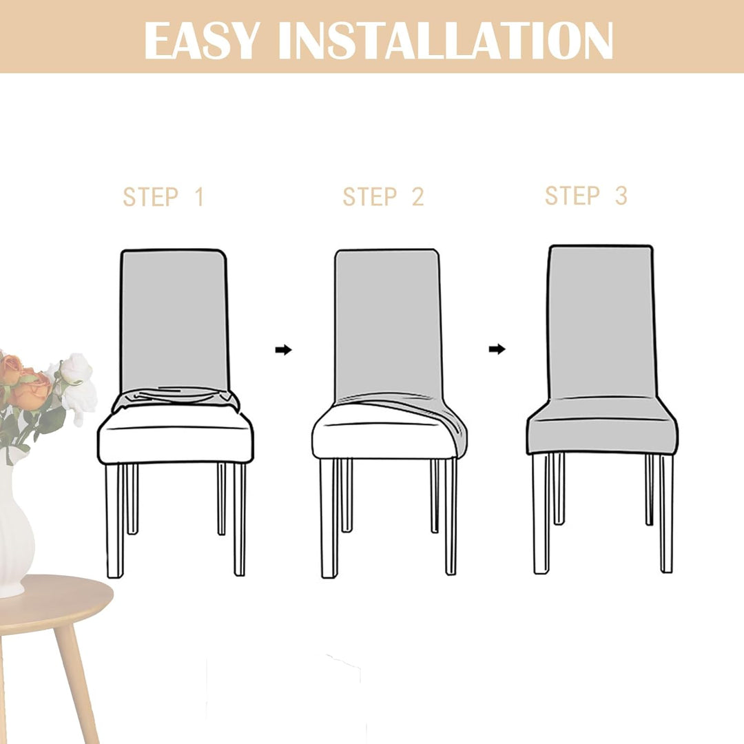 Stretch étkezőszék huzatok készlet – ChairGuard