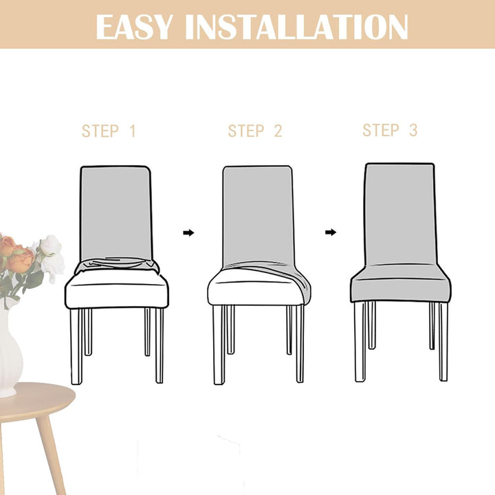 Stretch étkezőszék huzatok készlet – ChairGuard