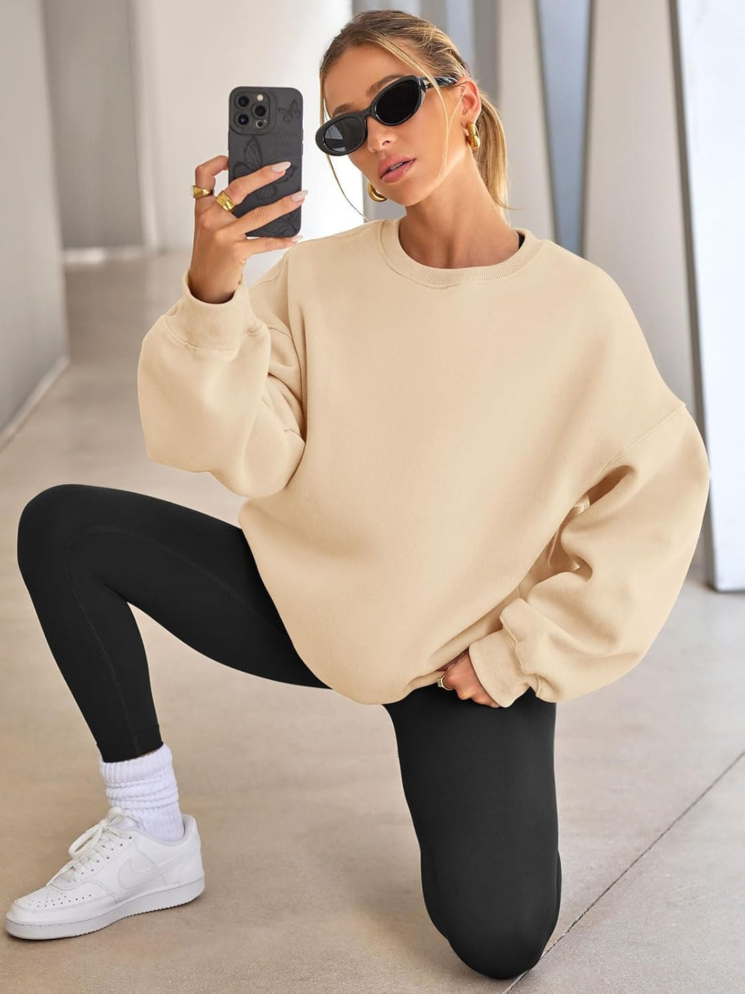 Kényelmes Oversized Női Pulóver - Ella