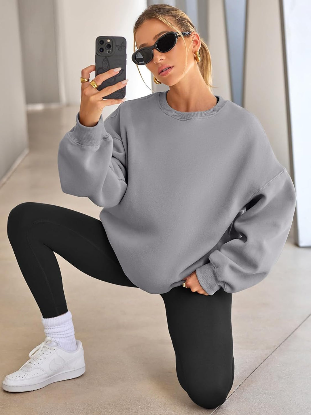Kényelmes Oversized Női Pulóver - Ella