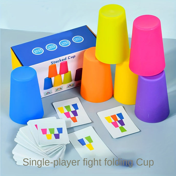 Oktatási Ragasztócsésze Puzzles játék - StackSmart