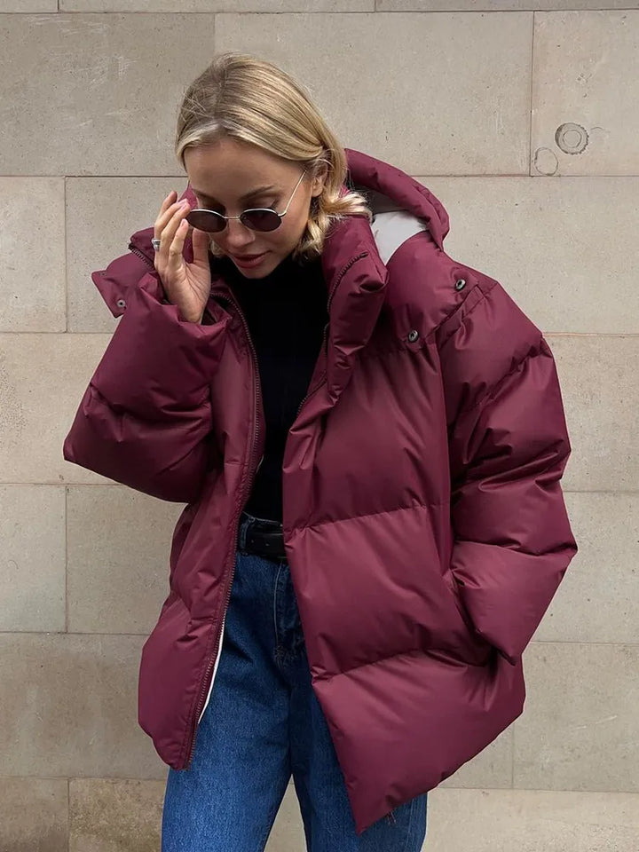 Kényelmes Női Téli Kabát - Aurora Luxe
