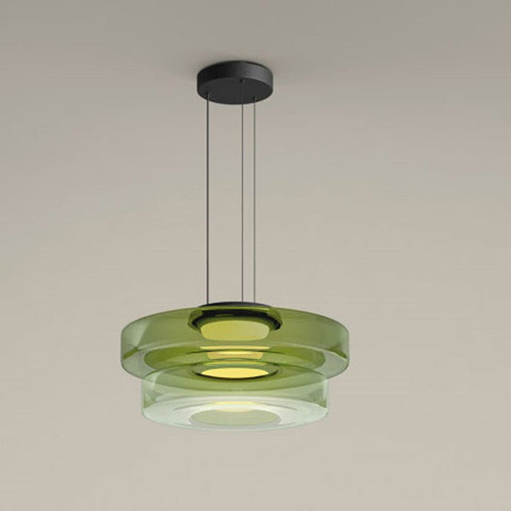 Modern üveg függőlámpa Bauhaus stílusban - AuroraSphere