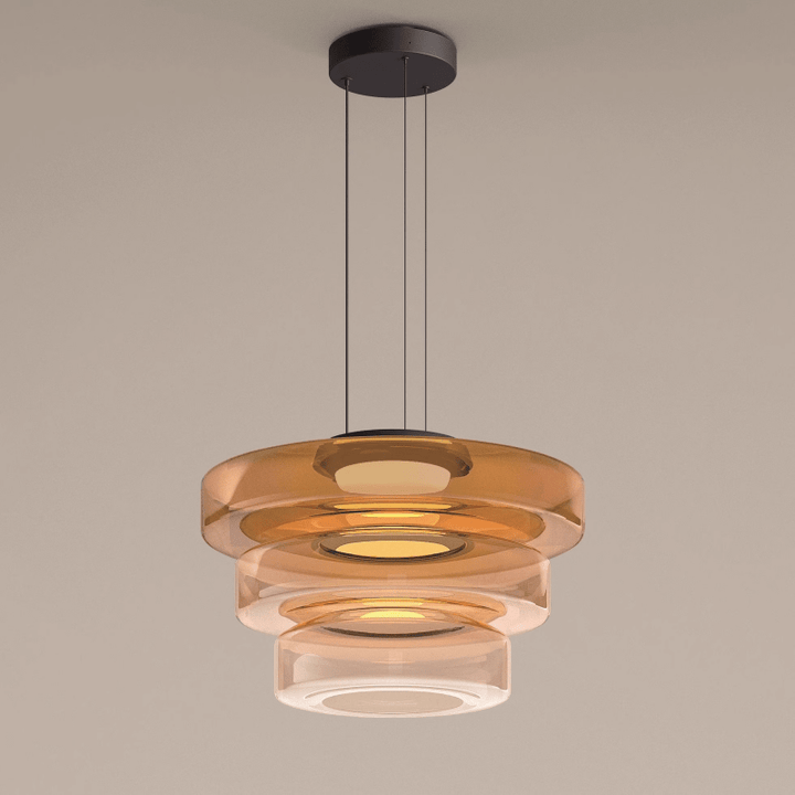 Modern üveg függőlámpa Bauhaus stílusban - AuroraSphere