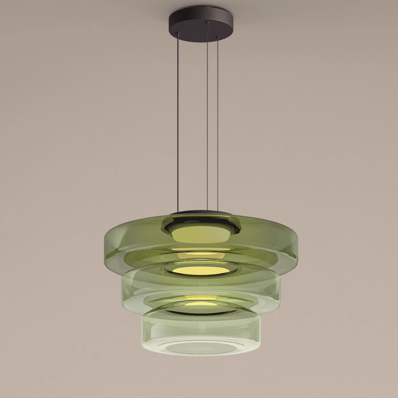 Modern üveg függőlámpa Bauhaus stílusban - AuroraSphere