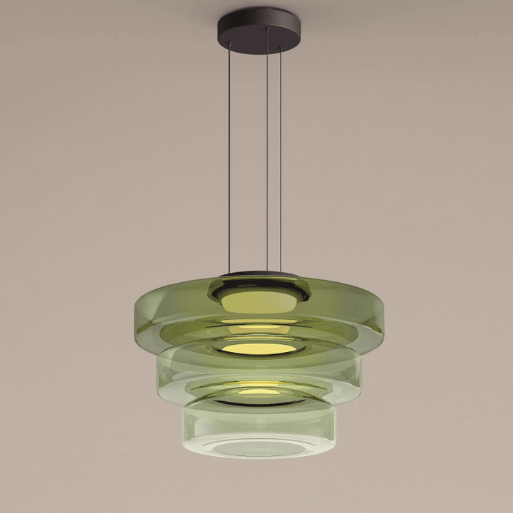 Modern üveg függőlámpa Bauhaus stílusban - AuroraSphere