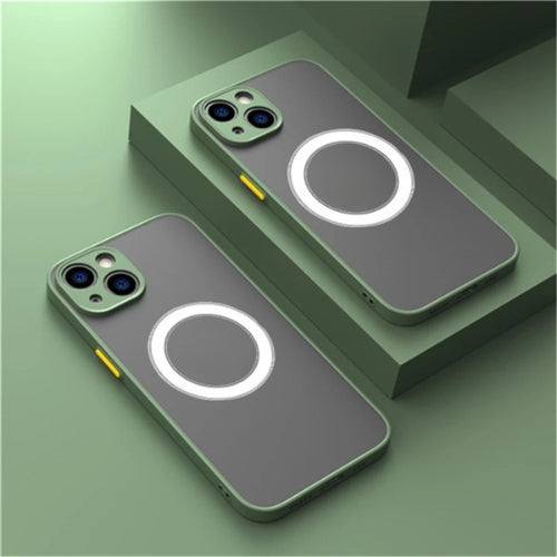 Matt Fémágneses Telefontok Magsafe & Ütésálló – 1+1 INGYYYYEZ!