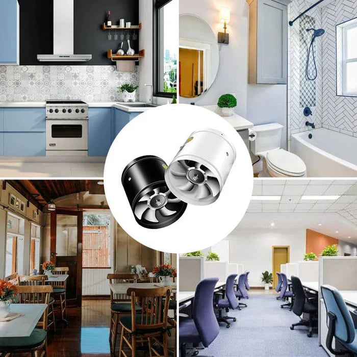 Nagy Teljesítményű és Csendes Szellőzőventilátor – WhisperFlow