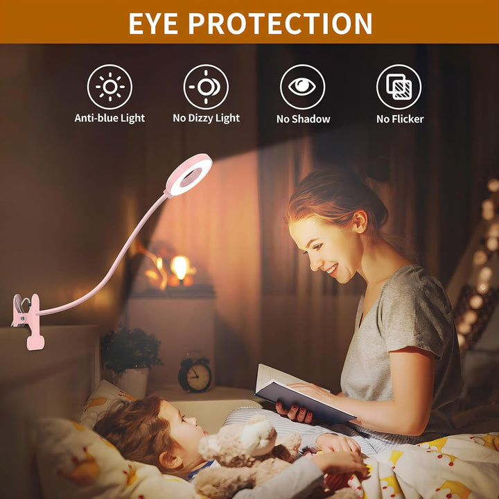 3 színmódos LED asztali klipszes lámpa & rugalmas gooseneck – Selvara (1+1 INGYEN)
