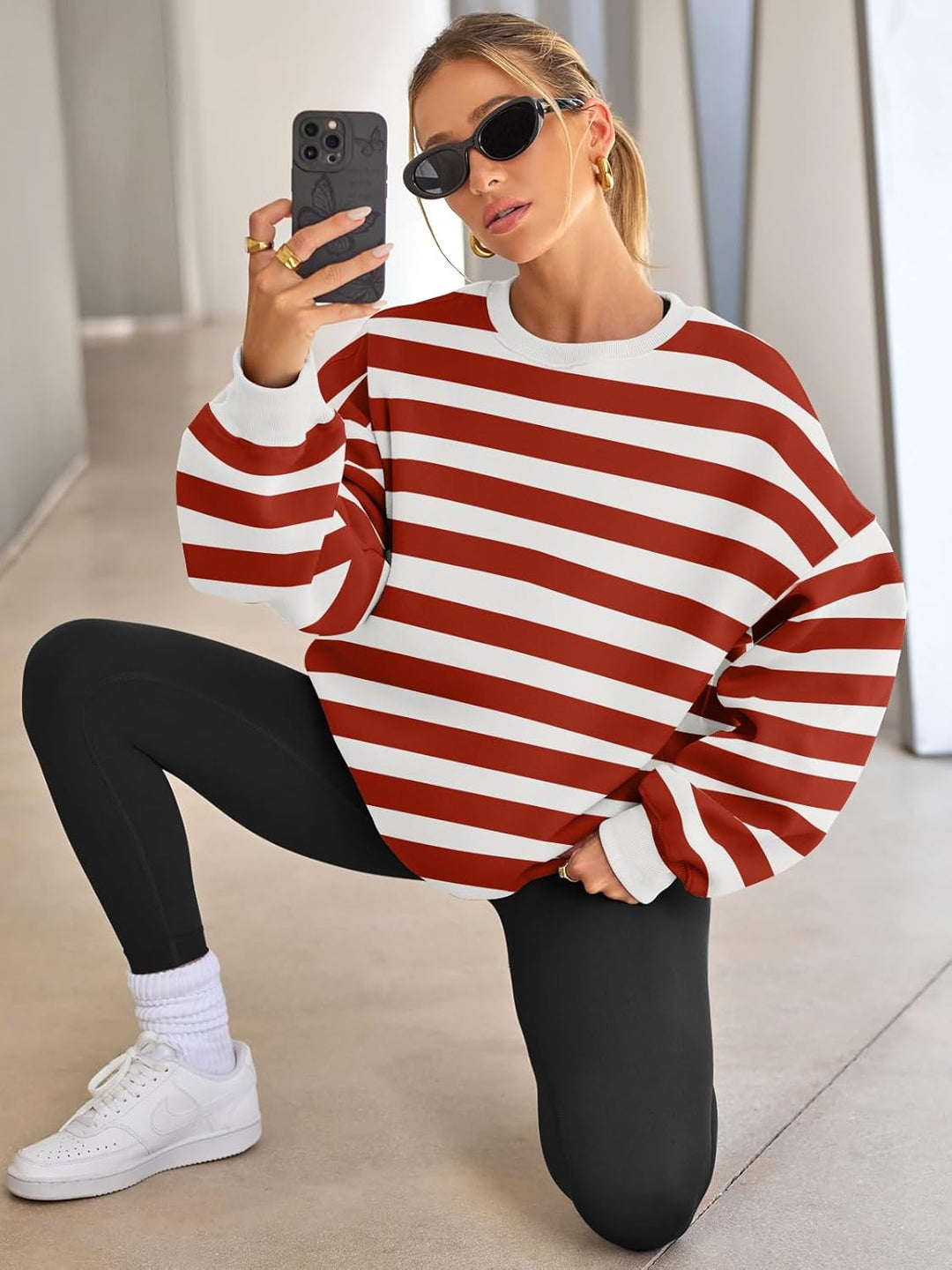 Kényelmes Oversized Női Pulóver - Ella