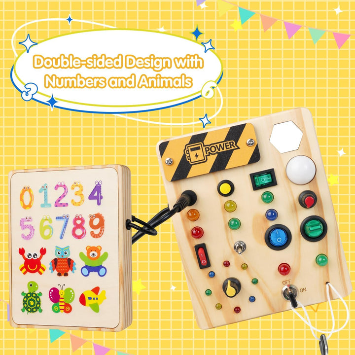 Montessori Kisdoboz LED Világítással - SparkleSense