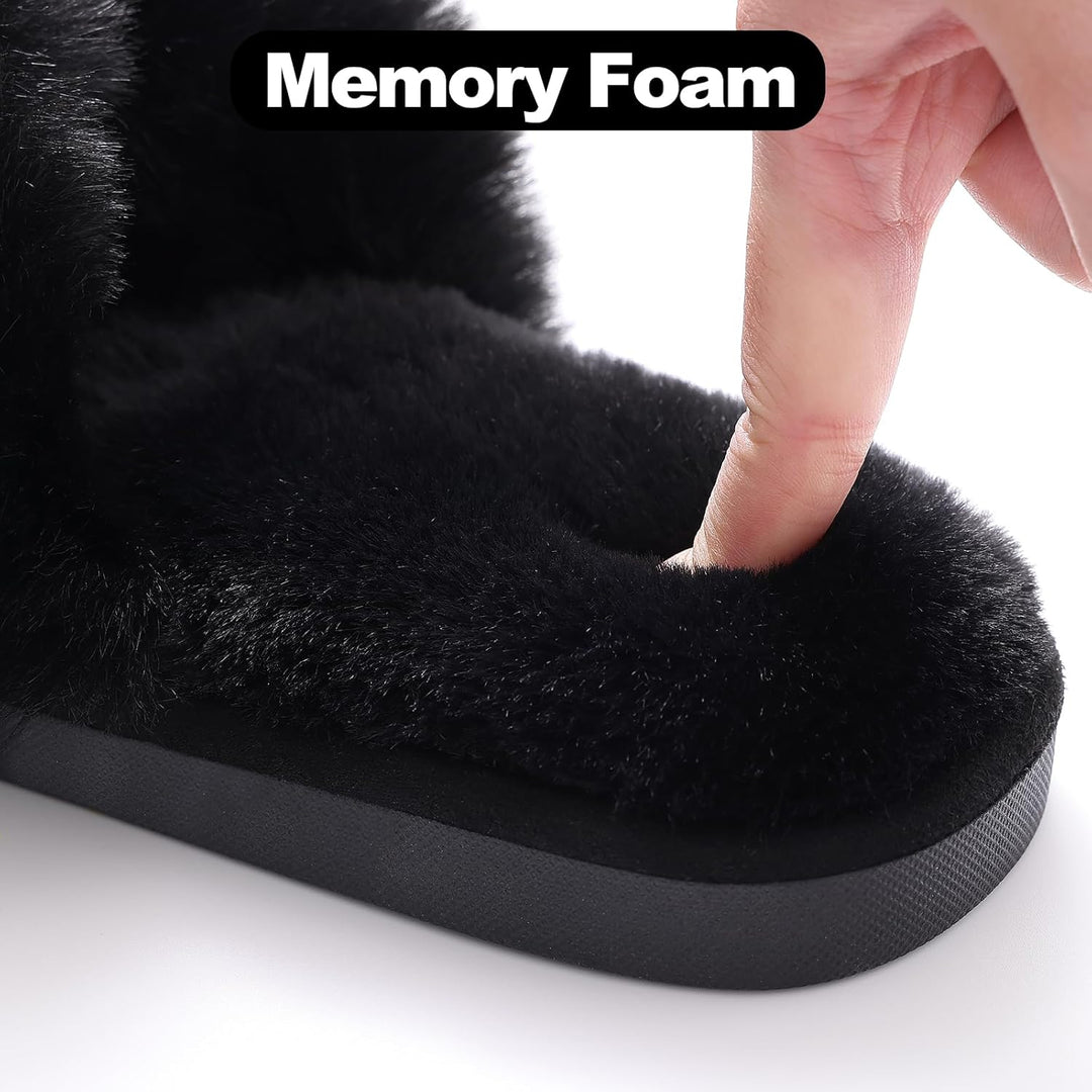 Fuzzy Slippers memóriahabos talpú - CloudStep