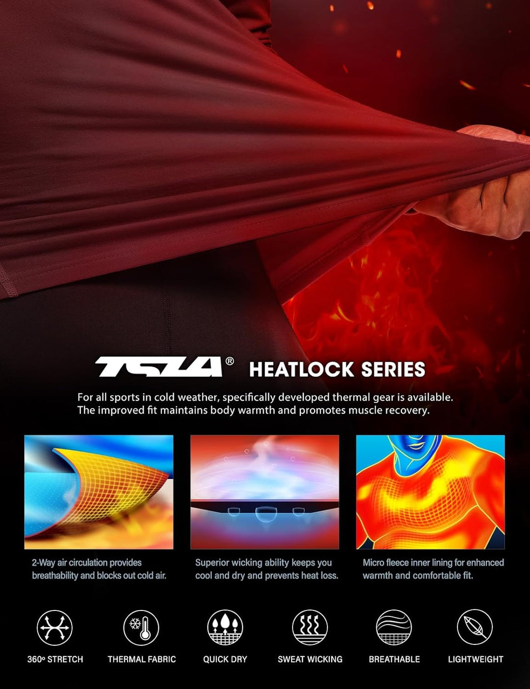 Férfi Thermoshirt Hosszú Ujjú - Alex