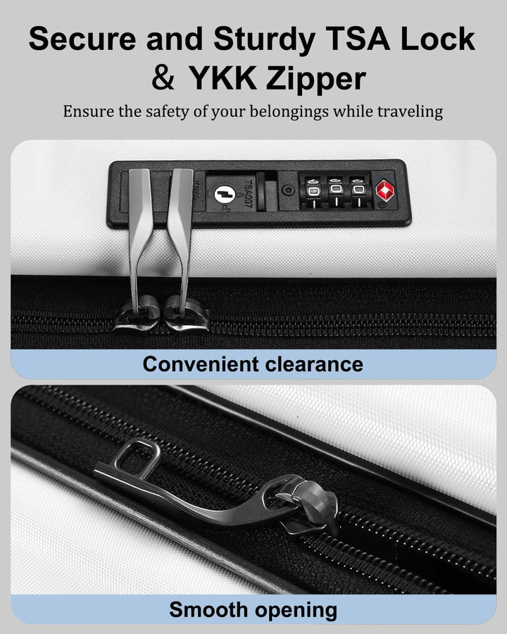 Bővíthető Kemény Héjú Kézipoggyász Elülső Zsebbel És TSA Zárakkal