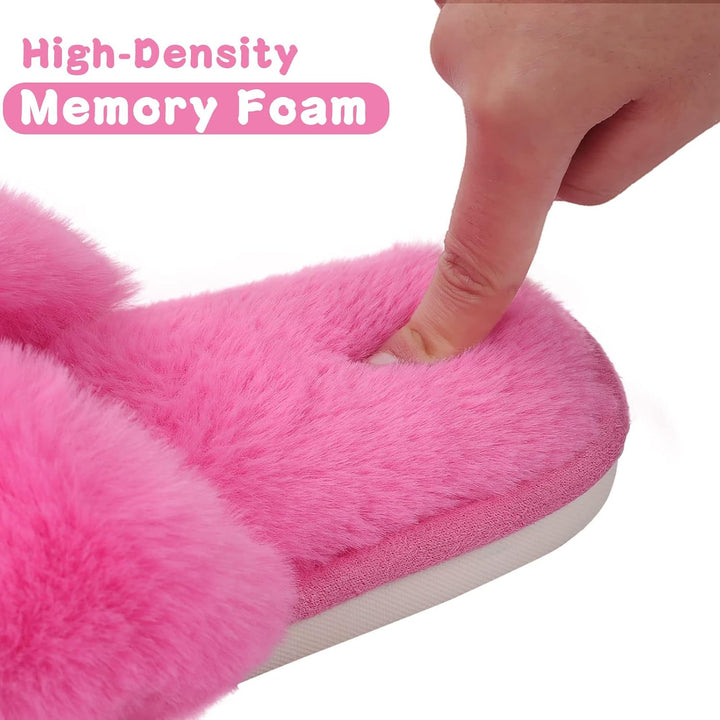 Fuzzy Slippers memóriahabos talpú - CloudStep