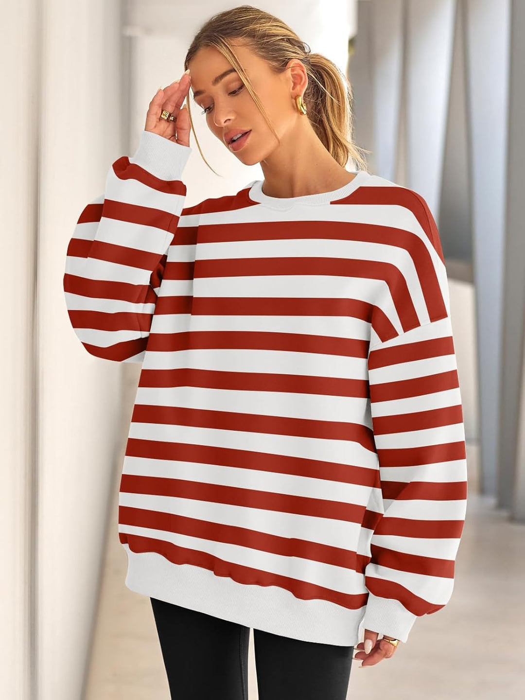 Kényelmes Oversized Női Pulóver - Ella