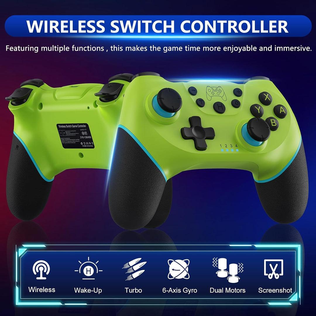 Vezeték nélküli kapcsolóvezérlő Hall effektus joystickokkal és turbo funkcióval – Nexora