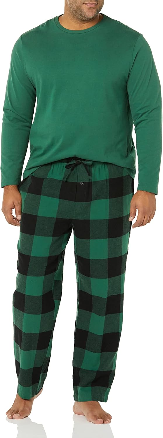 Puha Férfi Flanel Pizsama Szett - Gomez