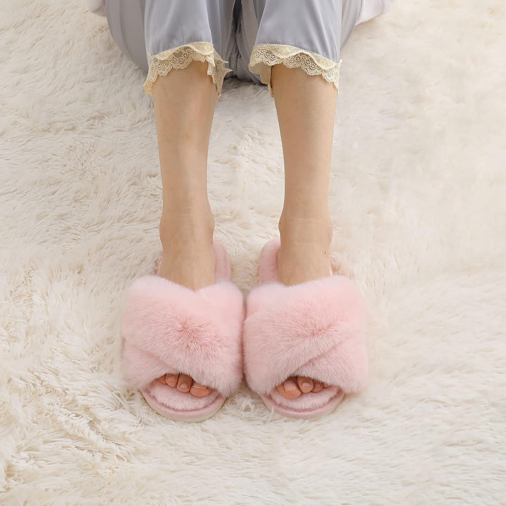 Fuzzy Slippers memóriahabos talpú - CloudStep