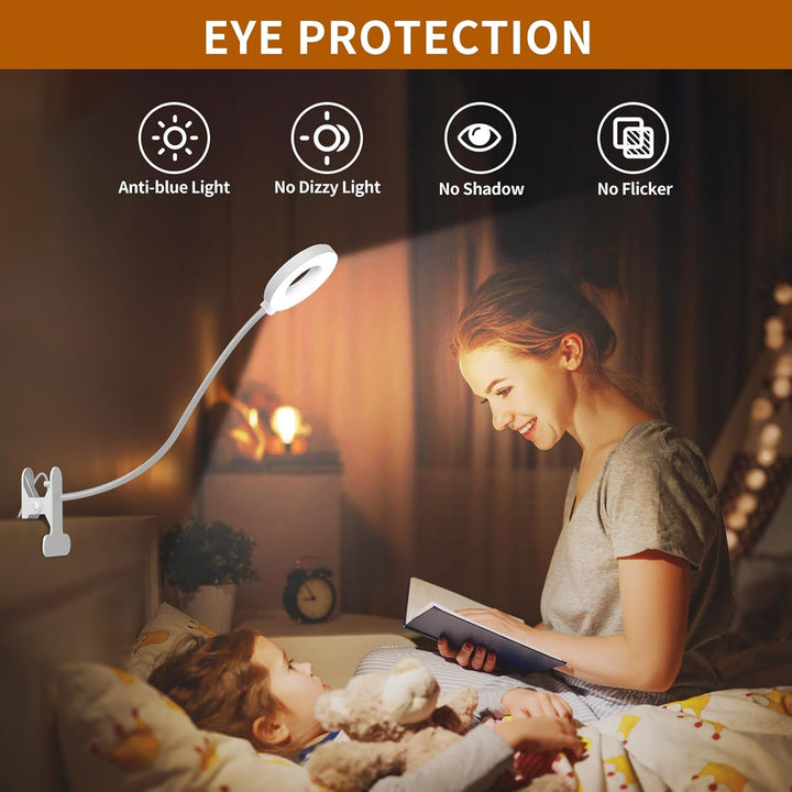 3 színmódos LED asztali klipszes lámpa & rugalmas gooseneck – Selvara (1+1 INGYEN)