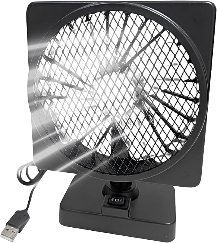 12V USB Levegő Keringető Autós Légkondicionáló Ventilátor 360°-os Forgással (1+1 INGYEN) – Aurovent