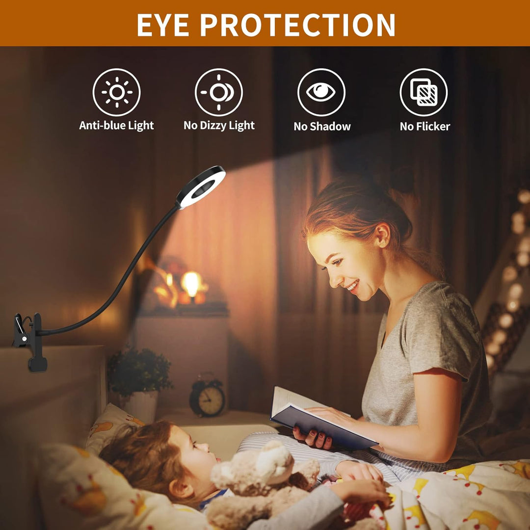 3 színmódos LED asztali klipszes lámpa & rugalmas gooseneck – Selvara (1+1 INGYEN)