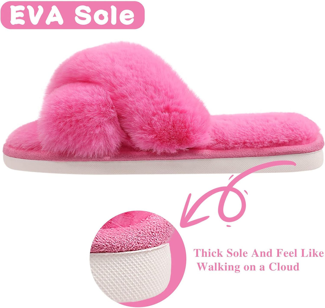Fuzzy Slippers memóriahabos talpú - CloudStep