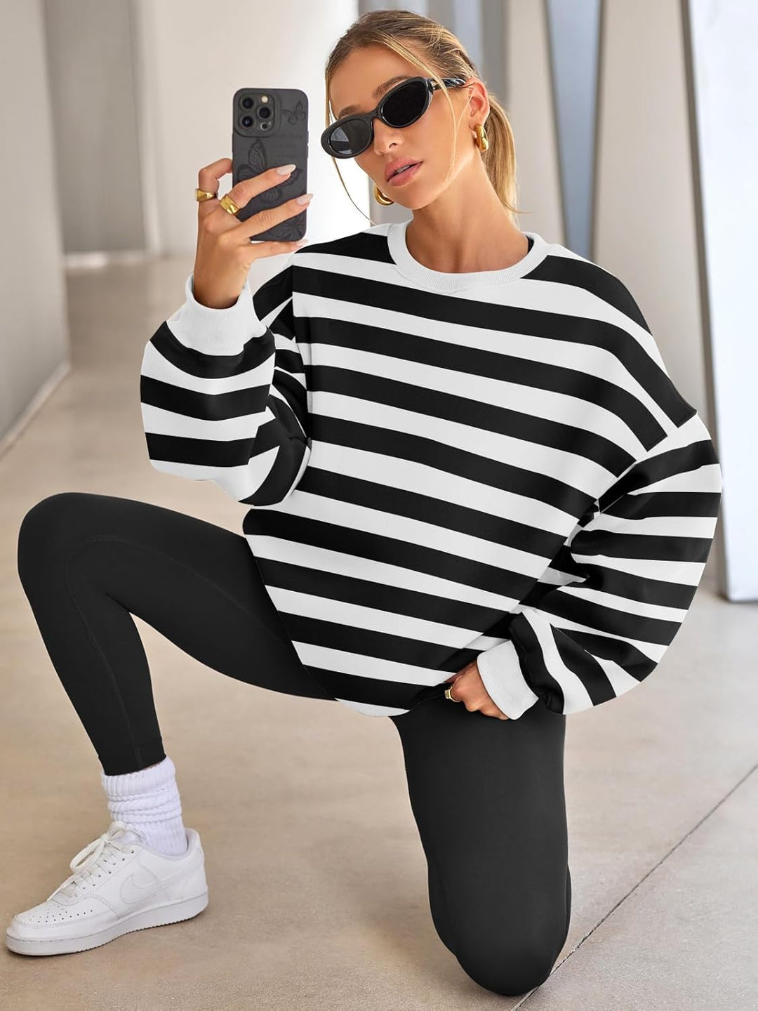 Kényelmes Oversized Női Pulóver - Ella