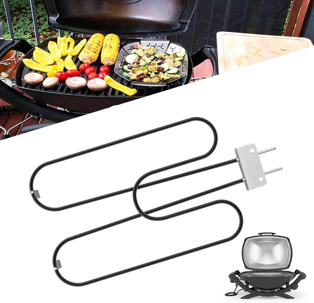 Magas teljesítményű rozsdamentes acél grill fűtőelem 2200W kültéri elektromos BBQ-hoz – Zeythra