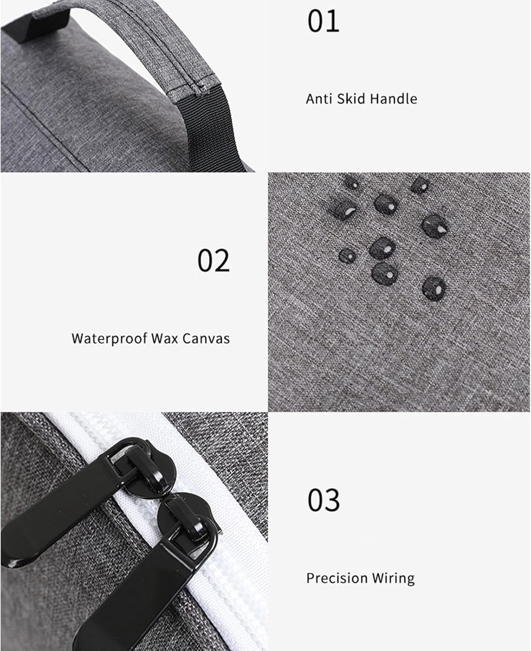 Vízhatlan golfcipő hordtáska fogantyúval – Olviano