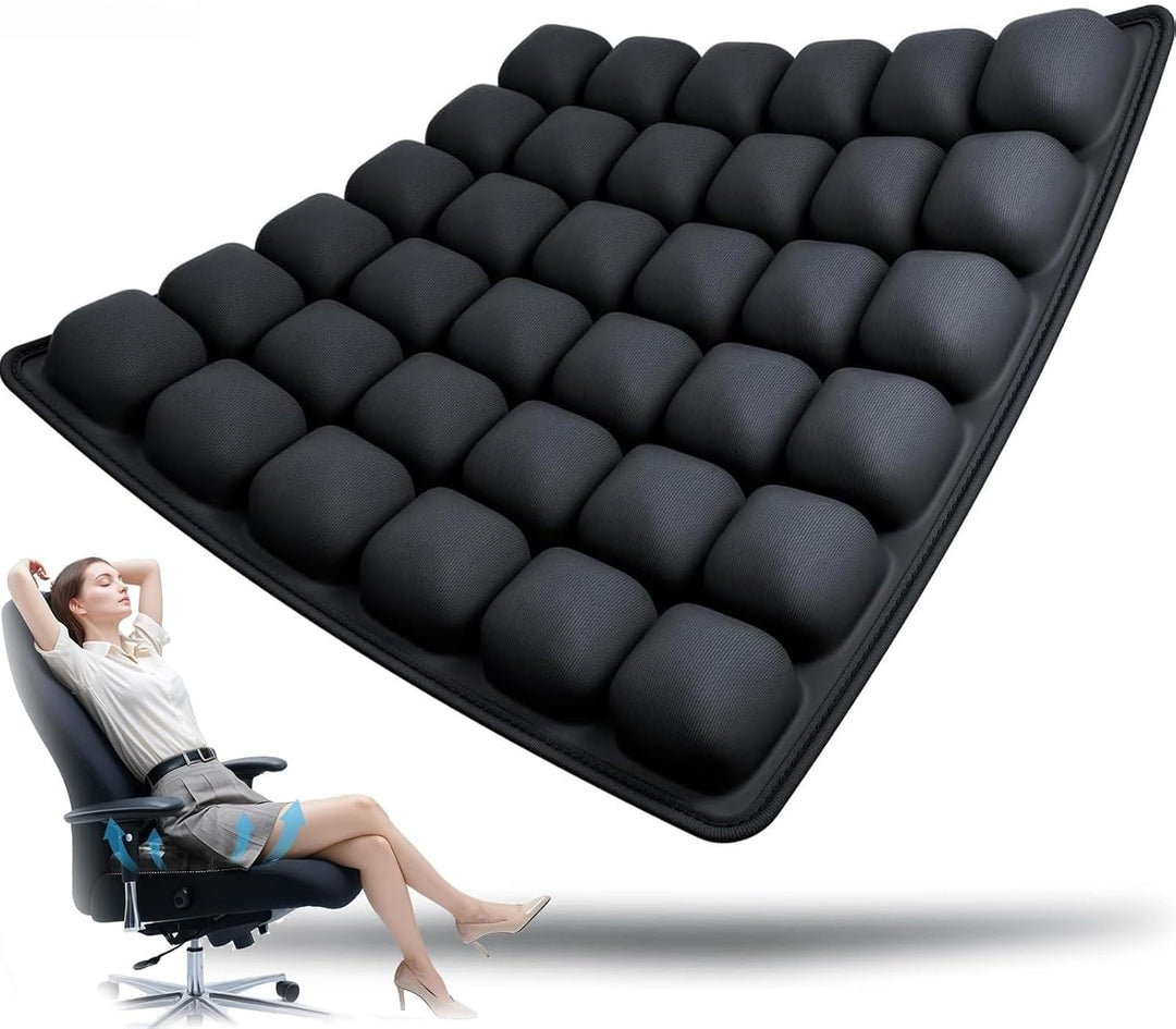 Felfújható Utazási Üléspárna Ergonomikus Nyomáscsökkentő Funkcióval – AirComfort