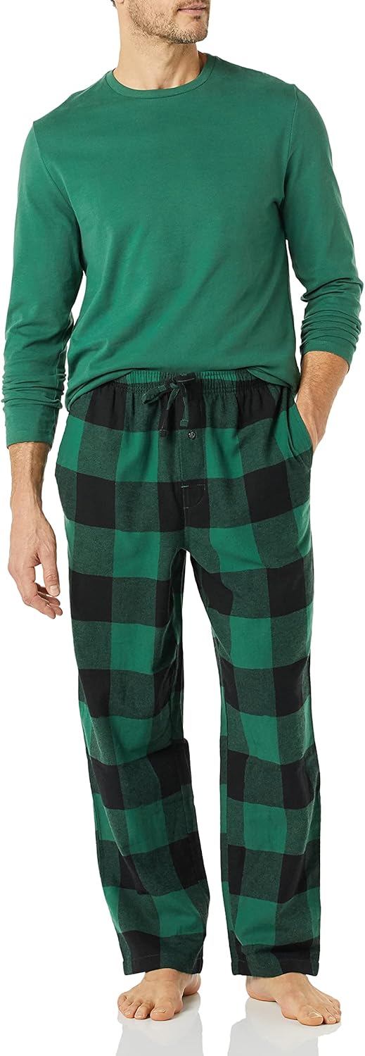 Puha Férfi Flanel Pizsama Szett - Gomez