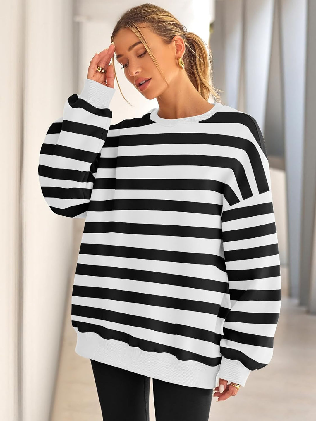 Kényelmes Oversized Női Pulóver - Ella