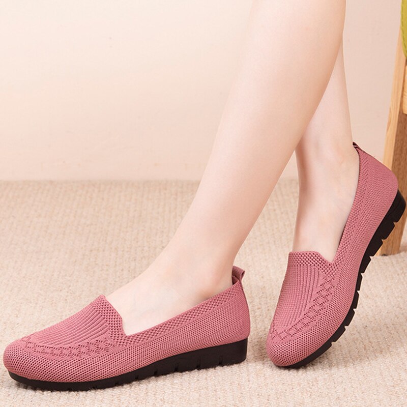 Kényelmes és légáteresztő női slip-on mindennapi cipők lábboltozat-támogatással – Leona