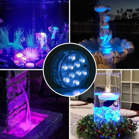 Vízálló LED vízalatti lámpa távirányítóval - GlowRipple