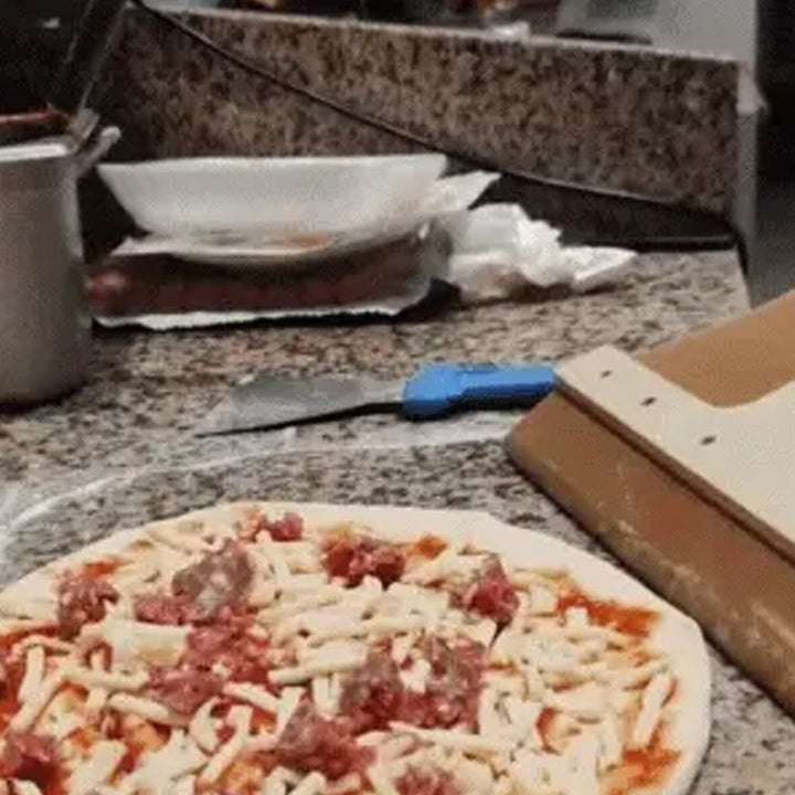 Mozgatható pizzakészítő nyársrúdból készült nyársnyomó mechanizmussal – Fornello