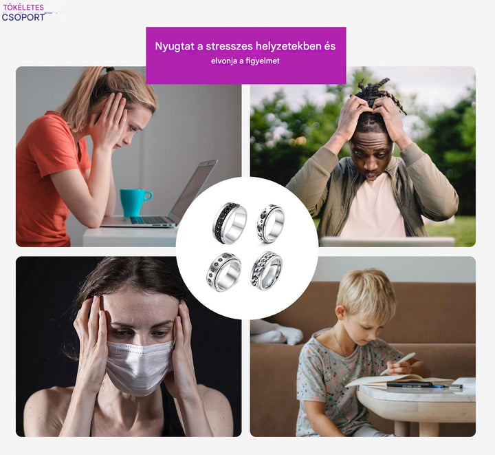 Stílusos forgógyűrű - SpinCalm