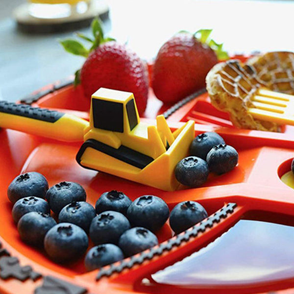 Bulldozer Gyerekevőeszköz Készlet - ConstructoFork