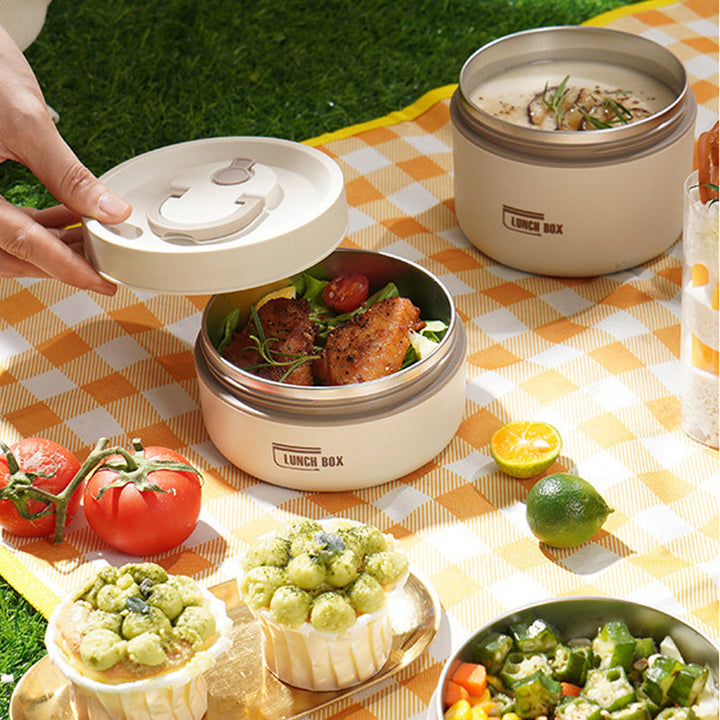 Többrétegű Szigetelt Uzsonnás Doboz INGYENES Hordtáskával - ThermoBox
