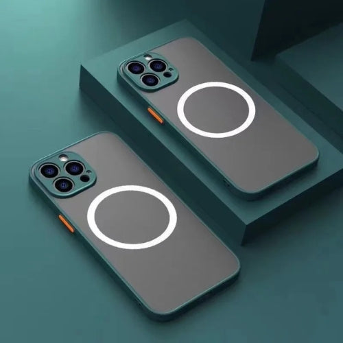 Matt Fémágneses Telefontok Magsafe & Ütésálló – 1+1 INGYYYYEZ!