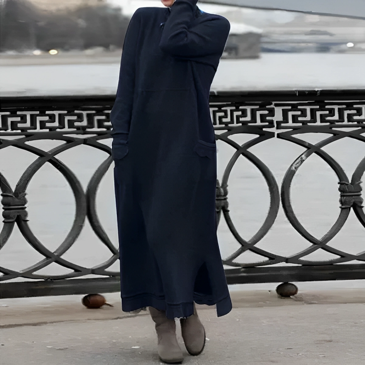 Casual Hosszú Téli Ruha - Noelle