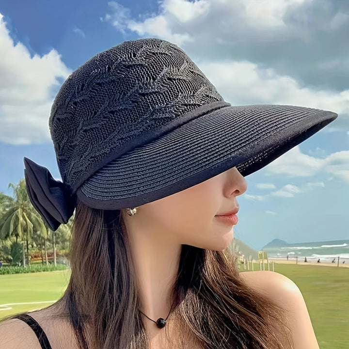 Fonott nyári kalap masni részlettel – Norah