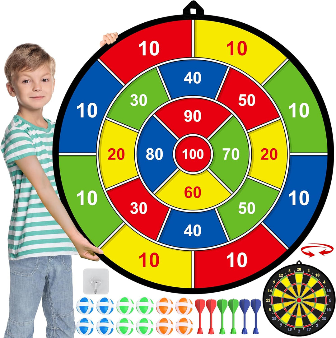 Nagy Dartcélpont Gyerekeknek Ragasztós Labdákkal és Dárdákkal - PlayTarget