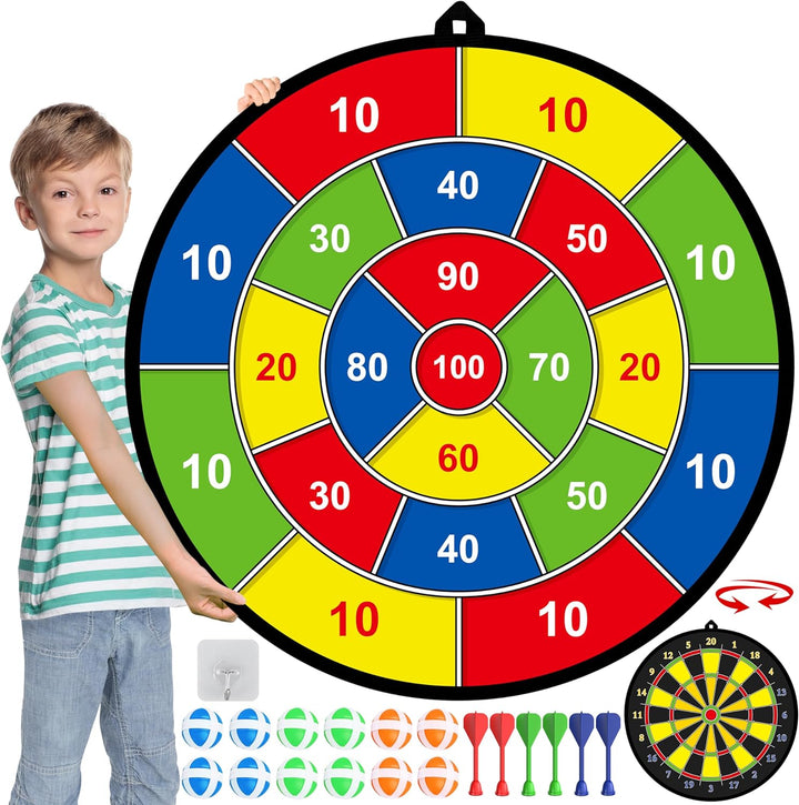 Nagy Dartcélpont Gyerekeknek Ragasztós Labdákkal és Dárdákkal - PlayTarget