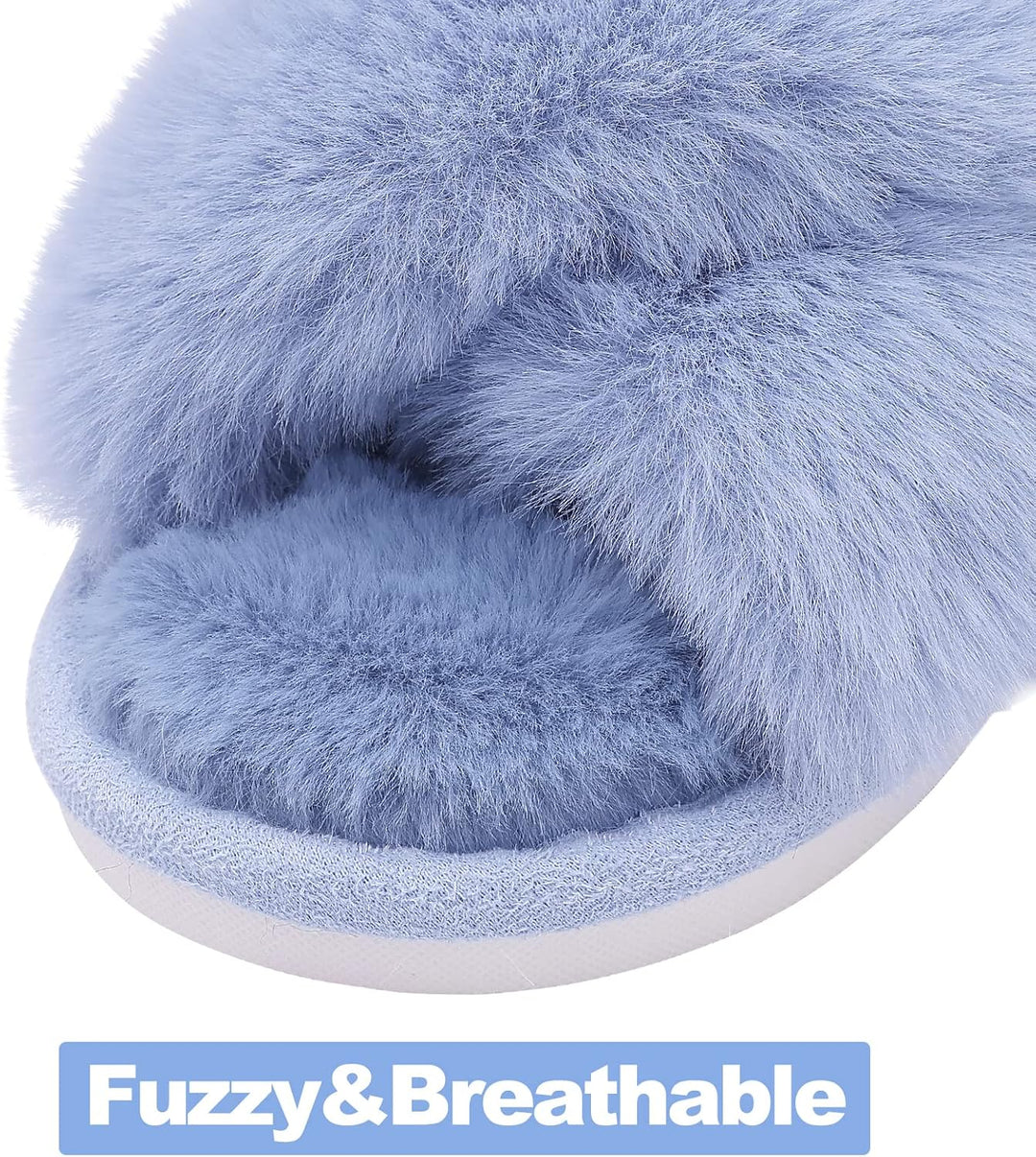 Fuzzy Slippers memóriahabos talpú - CloudStep