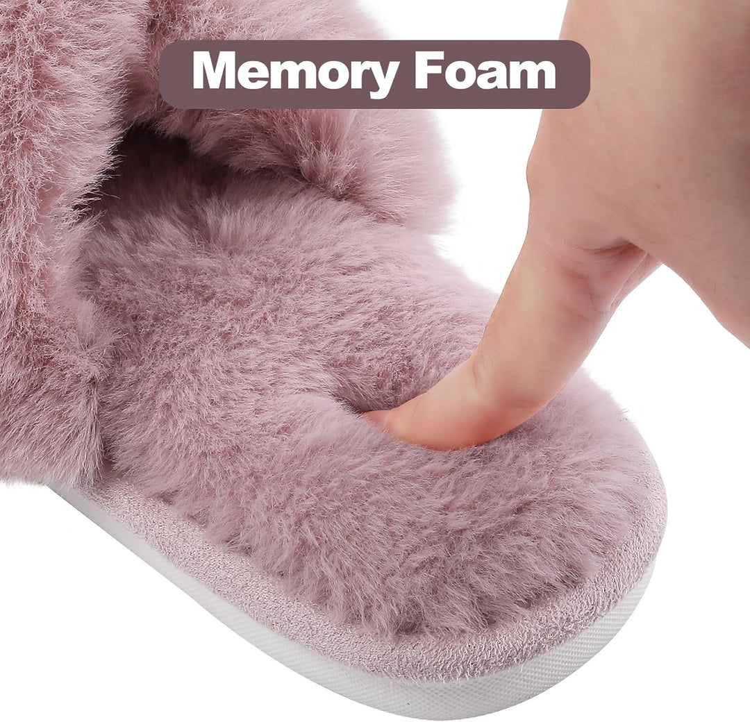 Fuzzy Slippers memóriahabos talpú - CloudStep